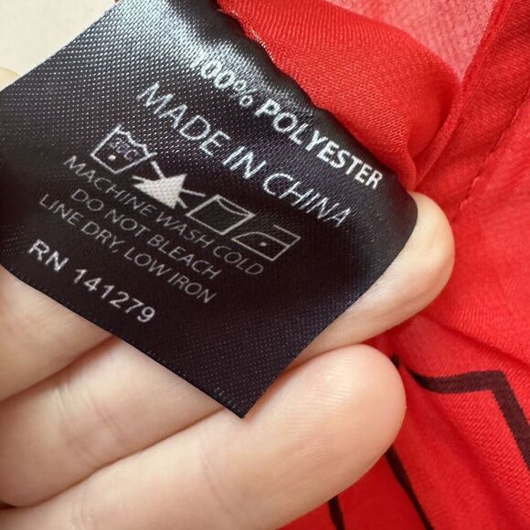 CHICAGO BLACKHAWKS NHL SHEER "TRACE" CAFTAN COVERUP Pancho TUNIC HOCKEY - Picture 4 of 4